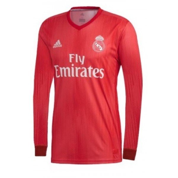 Camisa oficial Adidas Real Madrid 2018 2019 III jogador manga comprida